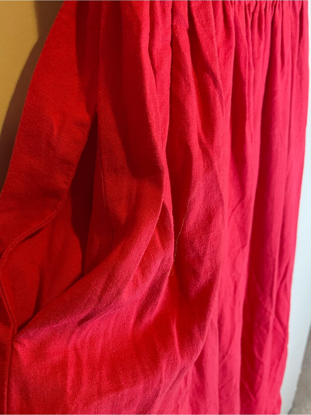 Vici Red Maxi Dress with Spaghetti Straps - Picture 13 of 13